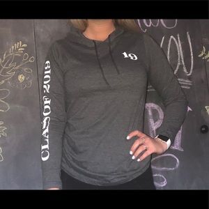 Class of 2019 long sleeve tee w/ hood